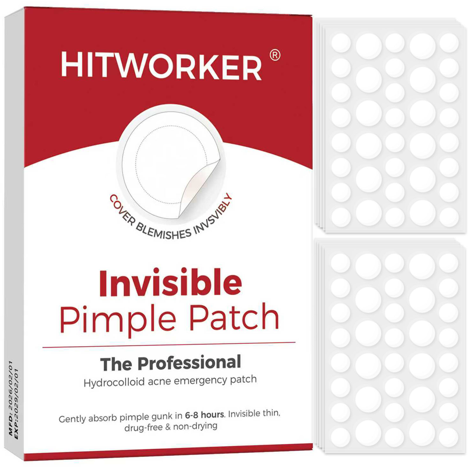 Hydrocolloid Pimple Patch - 36/360 Lembar Plester Jerawat Hidrokoloid per
