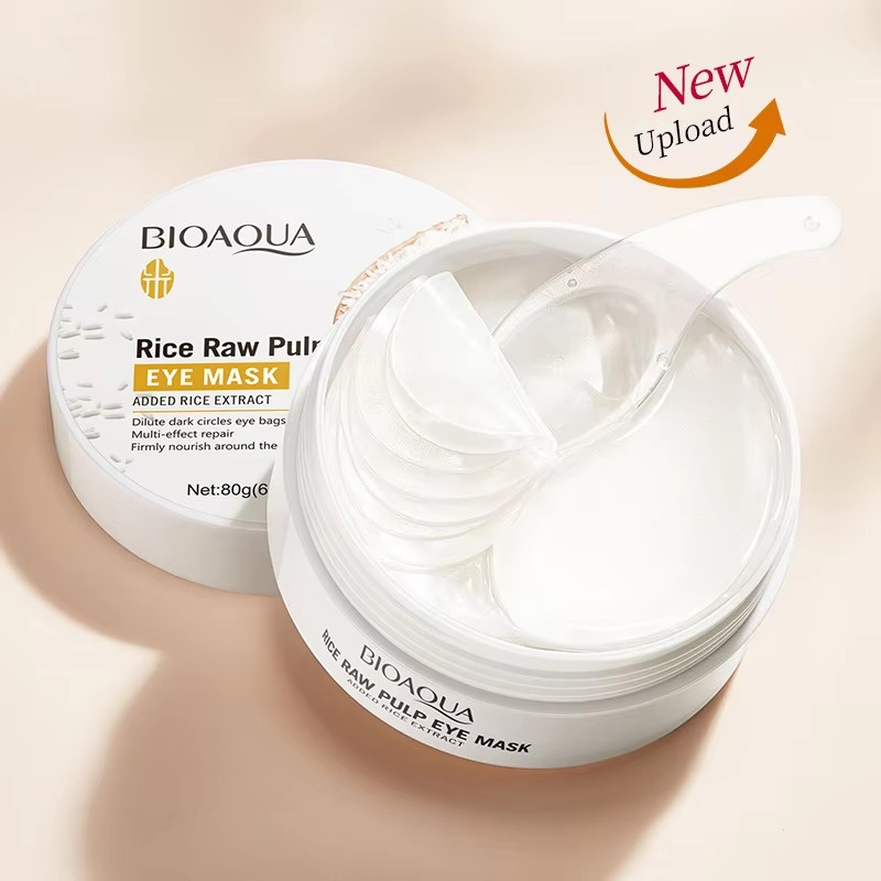 Collagen Under Eye Patches - 60 Buah Masker Mata Beras Bioaqua