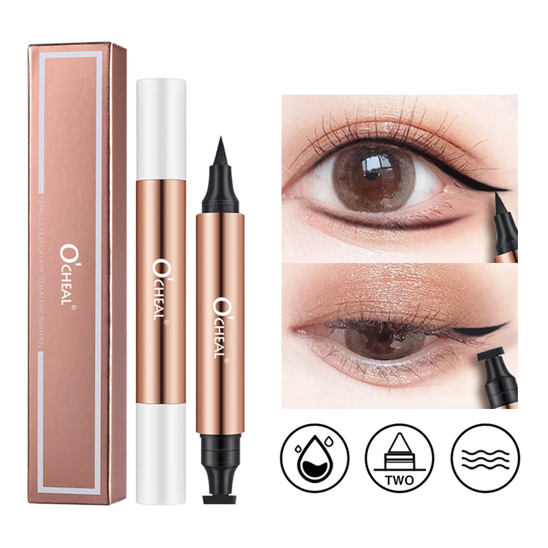 Waterproof Liquid Eyeliner Pen - O'CHEAL pena Eyeliner cair hitam, alat