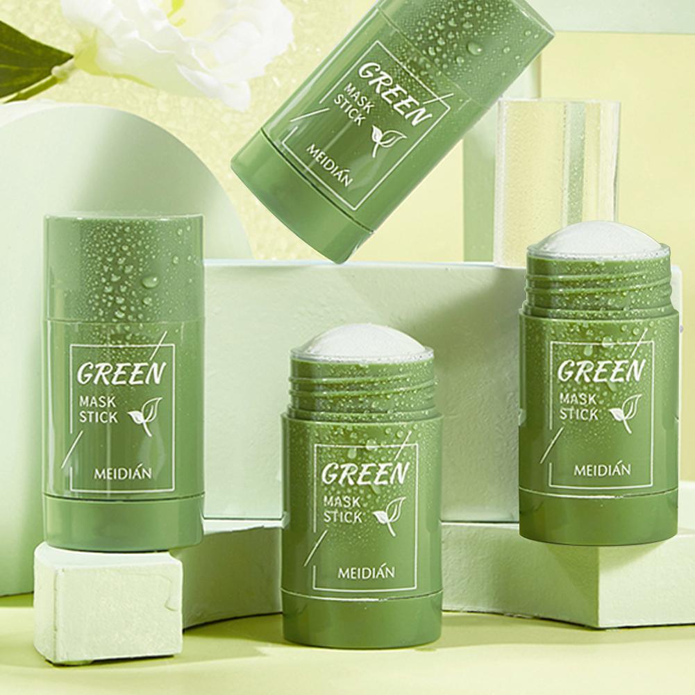 Green Tea Cleansing Clay Mask - Masker Wajah Teh Hijau Padat Bentuk