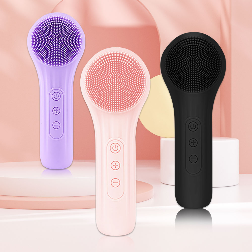 Silicone Face Scrubber Electric - Sonic sikat wajah silikon pembersih getaran,