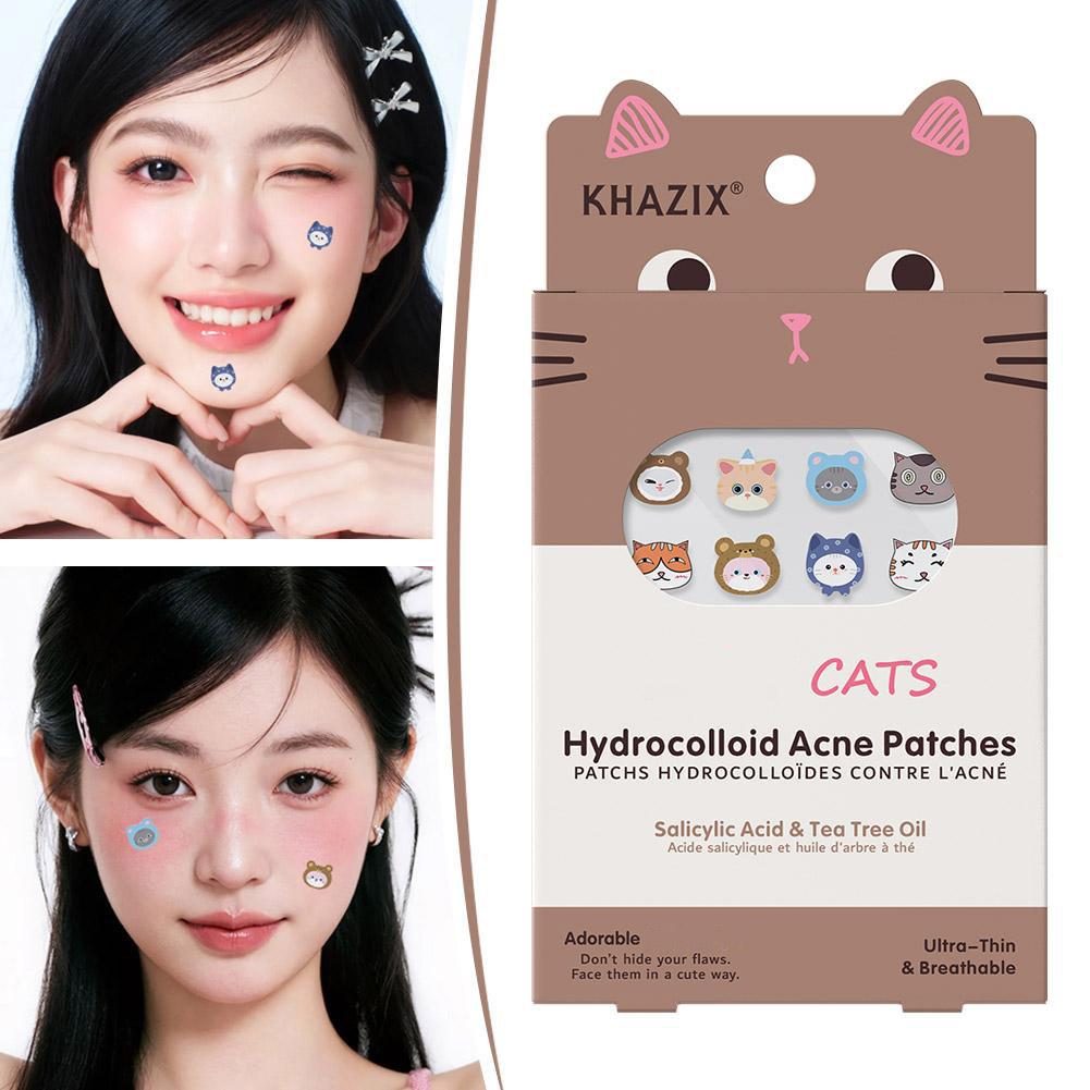 Skincare - 100/200/300PCS Plester Jerawat Bentuk Kucing Lucu,