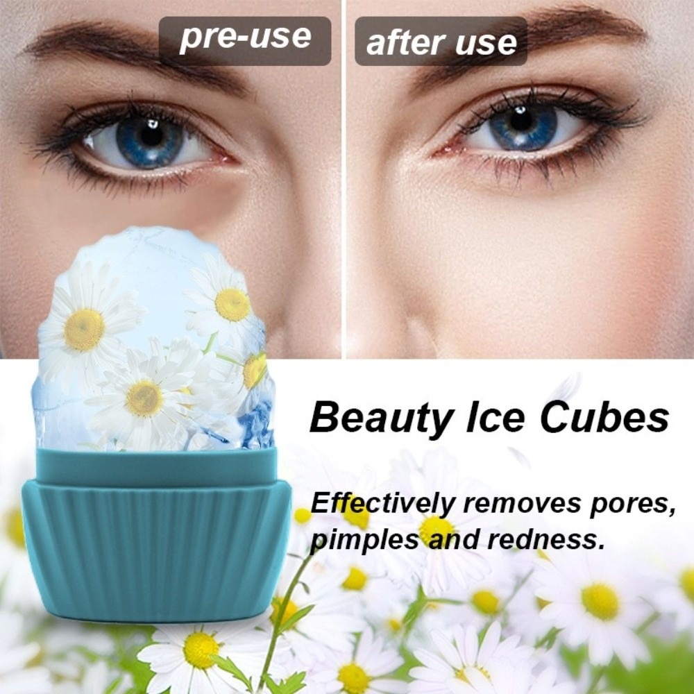 Face Ice Roller Puffiness - Roller Es Silikon Pendingin Wajah, Mengecilkan