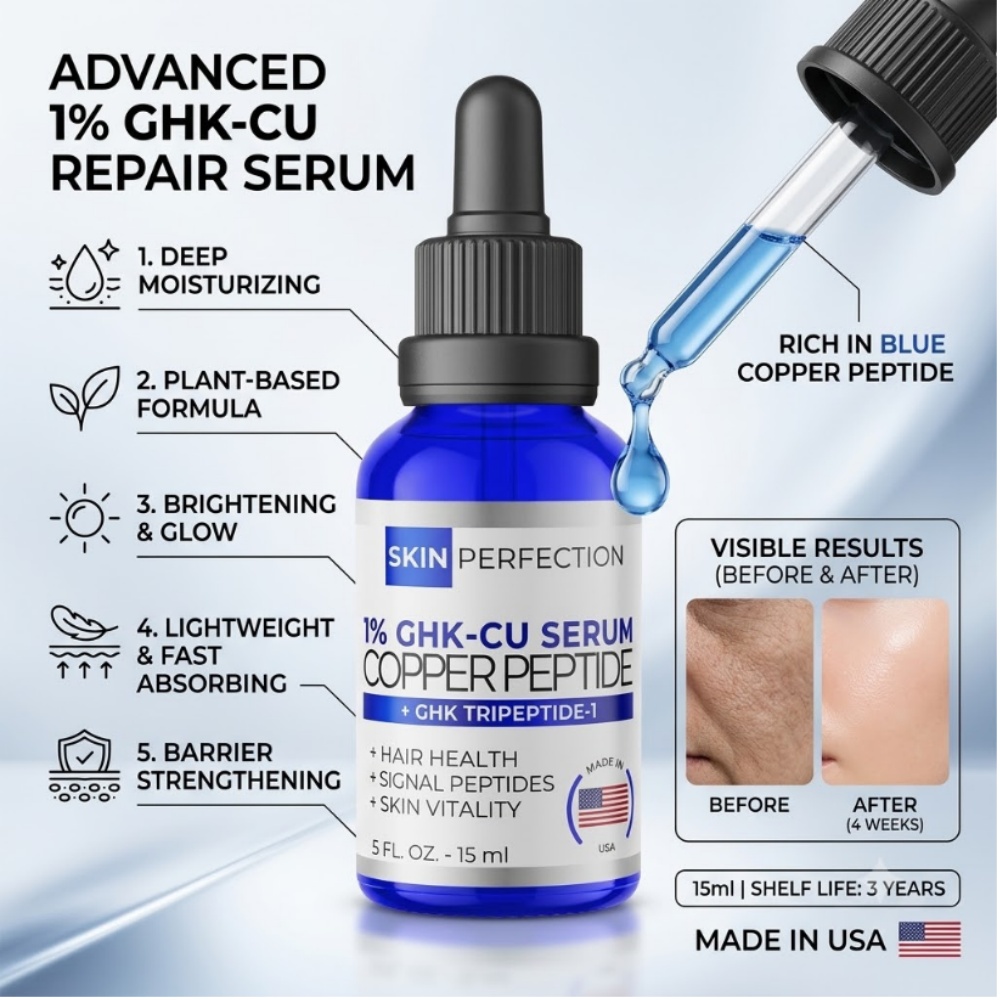 Hyaluronic Acid Facial Serum - Serum Wajah Bernutrisi Mendalam 15ml Mencerahkan