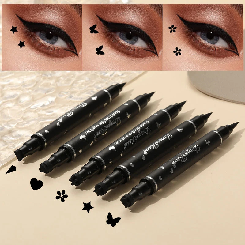 Waterproof Liquid Eyeliner Pen - 2 IN 1 Eyeliner segel kupu-kupu