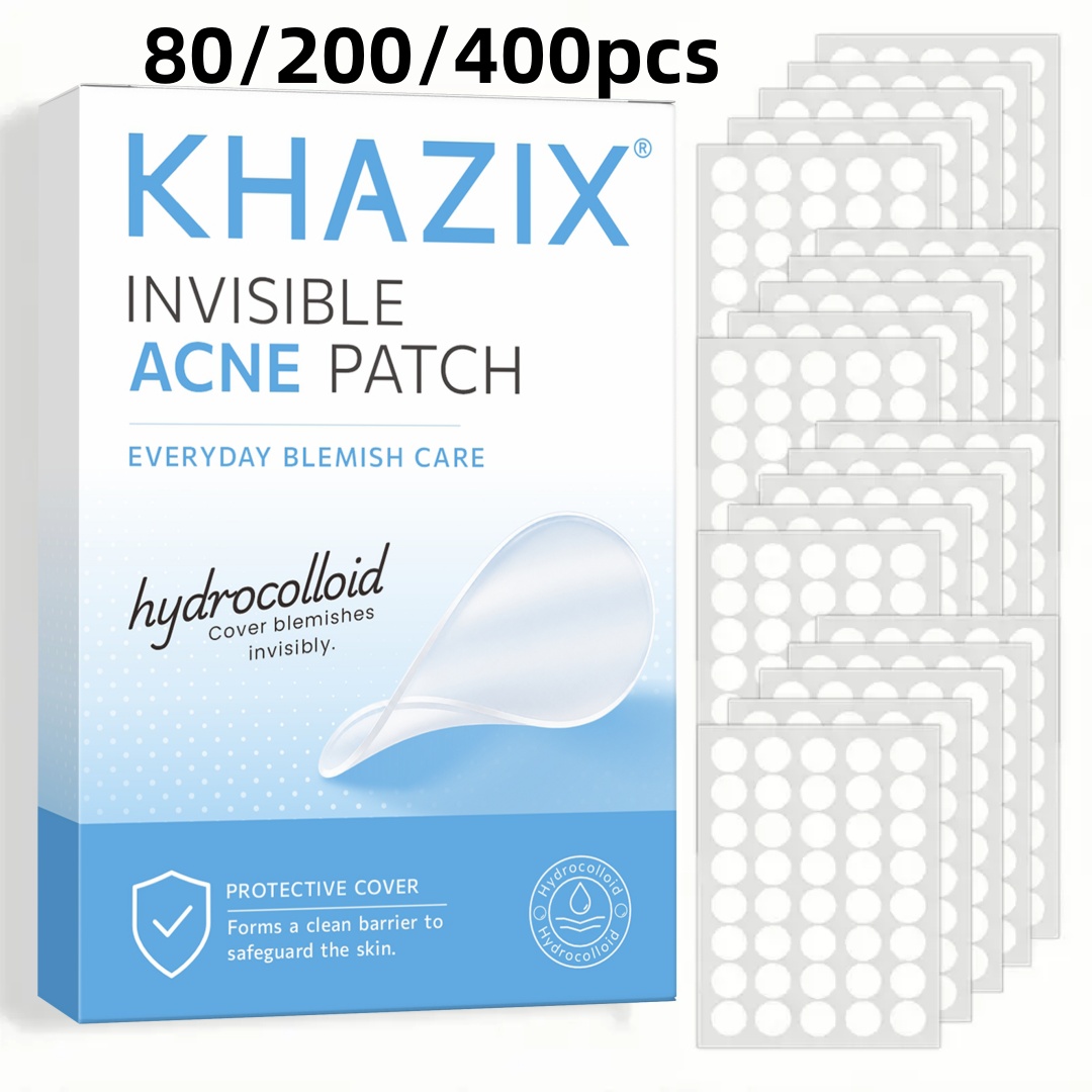 Hydrocolloid Pimple Patch - 80/200/400 Buah Patch Jerawat Hidrokoloid, Stiker