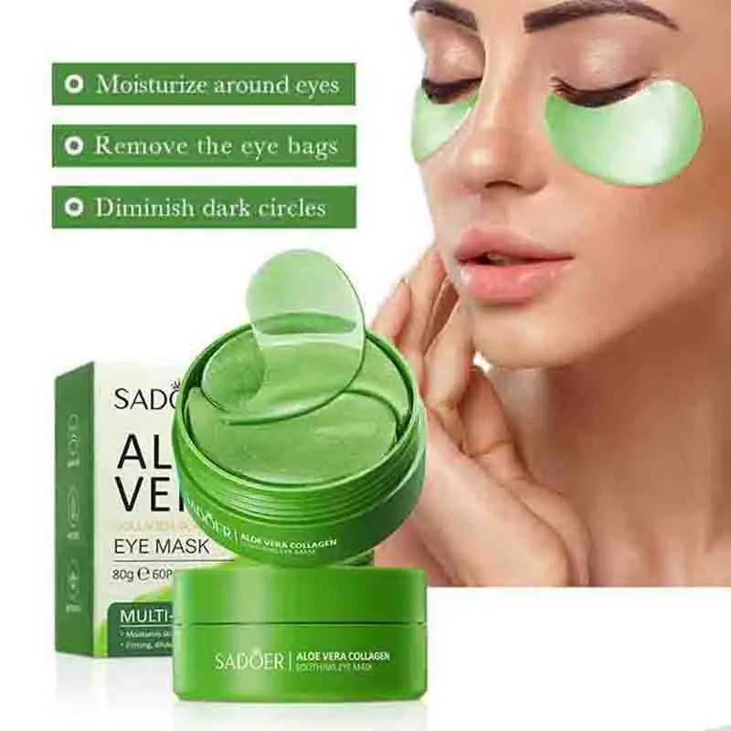 Collagen Under Eye Patches - Masker mata kolagen Aloe Vera, 60