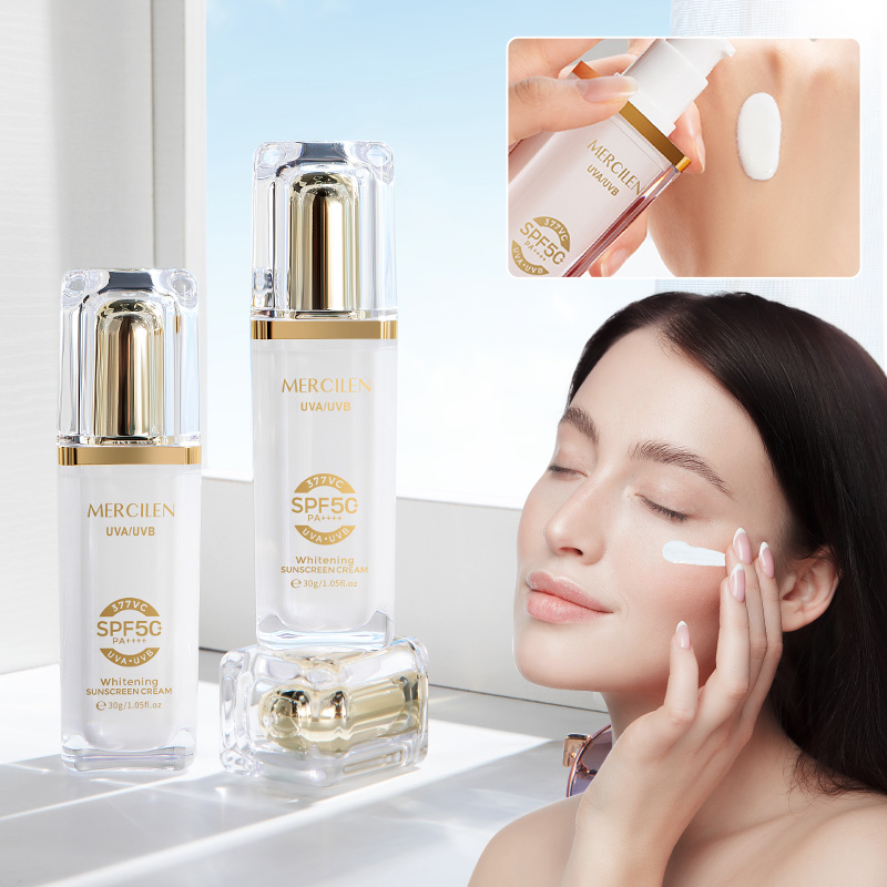 Spf 50 Waterproof Sunscreen - Tabir Surya Wajah dan Tubuh Mercilen
