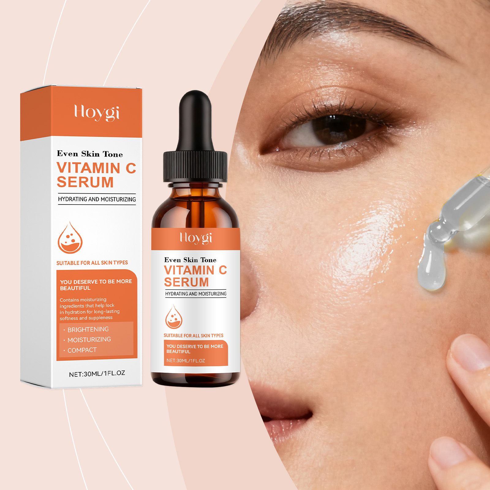 Hyaluronic Acid Facial Serum - Serum Vitamin C untuk Wajah Asam