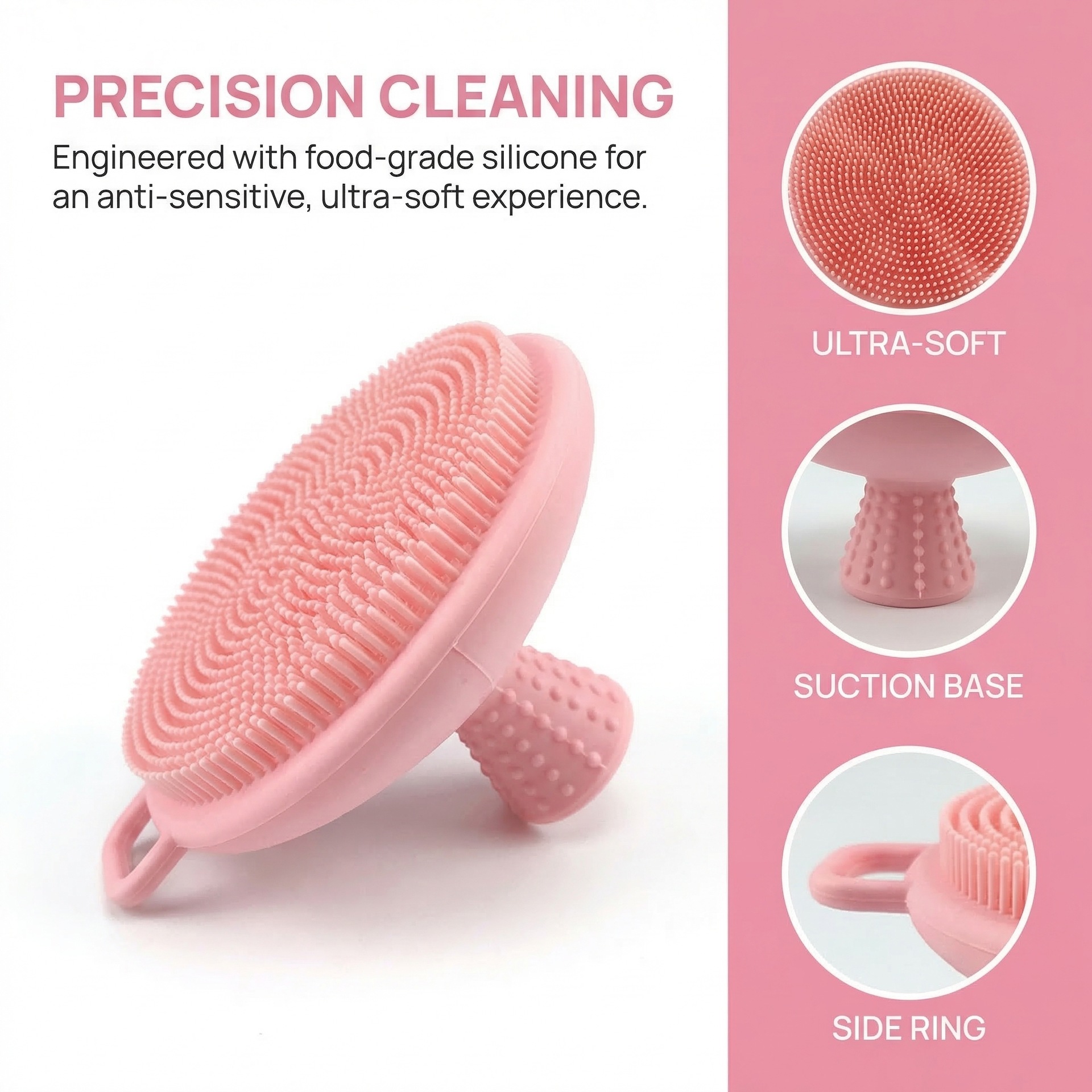 Silicone Face Scrubber Electric - Sikat Pembersih Wajah Silikon, Sikat Pembersih
