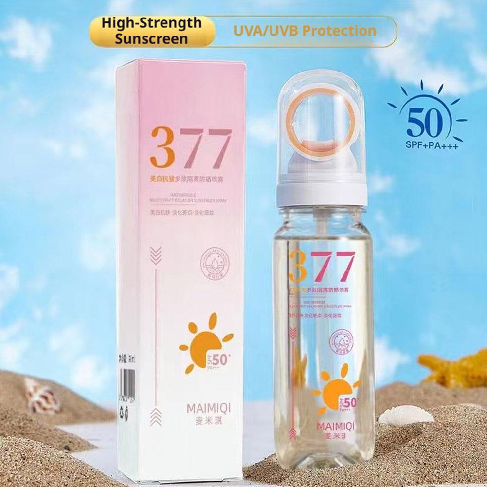MAIMIQI 90G 377 Semprotan Tabi - Spf 50 Waterproof Sunscreen ulasan dan harga