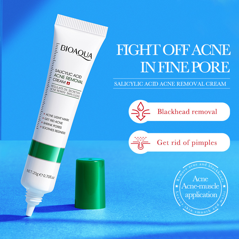1/2/3 Buah BIOAQUA Krim Wajah  - Salicylic Acid Blackhead Remover ulasan dan harga