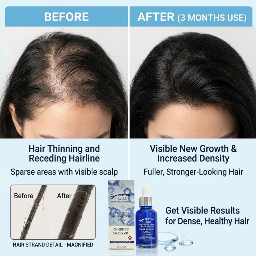 Esensi Pertumbuhan Rambut Pept - Hyaluronic Acid Facial Serum ulasan dan harga