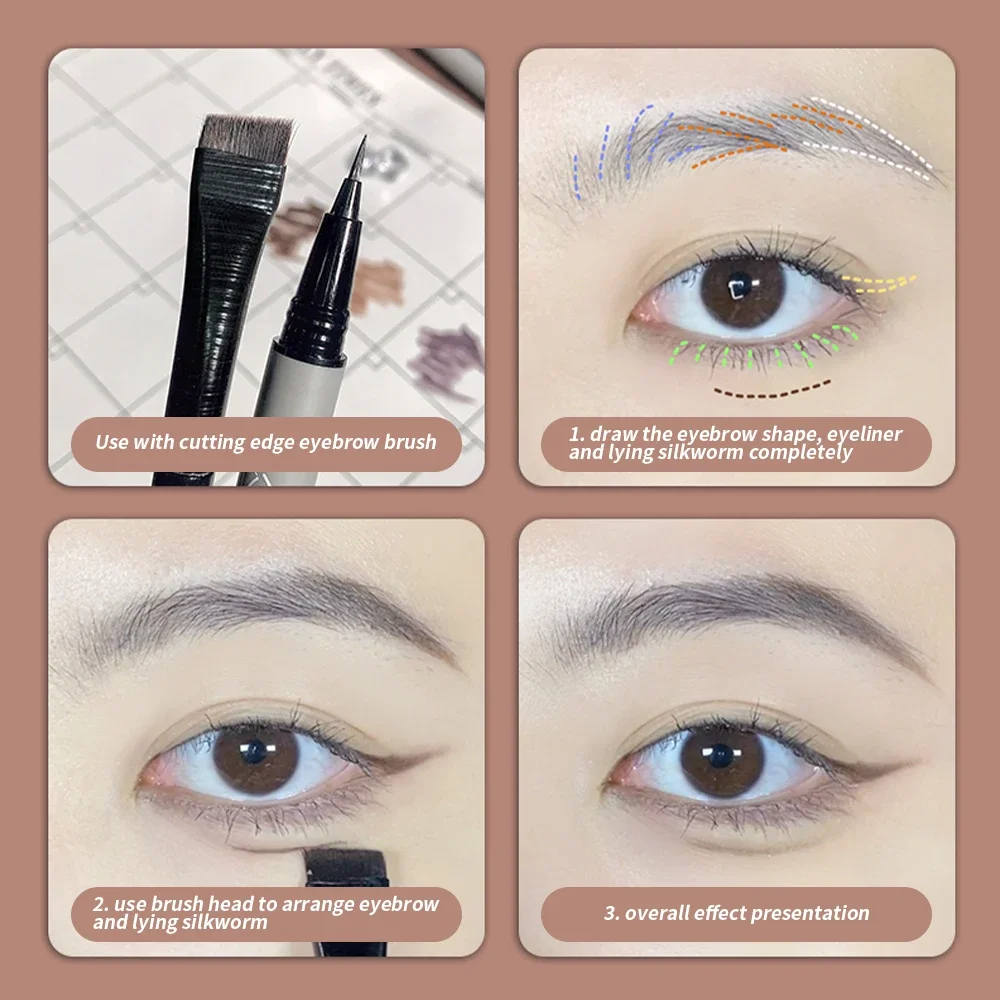 Pensil alis cair multifungsi,  - Waterproof Liquid Eyeliner Pen ulasan dan harga