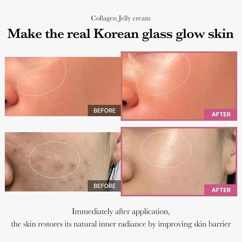 100G Krim Wajah Jelly Kolagen  - Niacinamide Pore Shrinking Essence ulasan dan harga