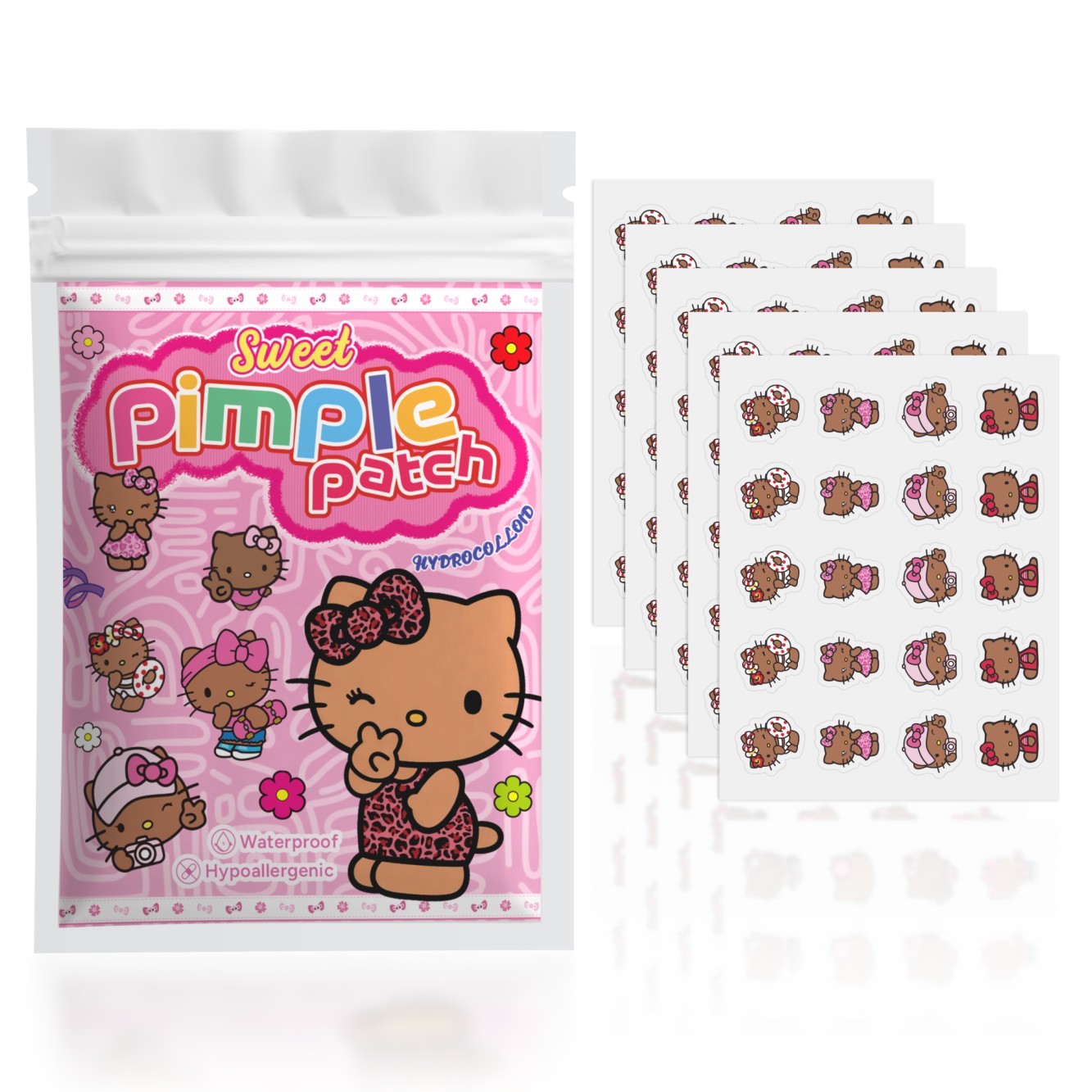 100PCS Hello Kitty Acne Patche - Hydrocolloid Pimple Patch ulasan dan harga