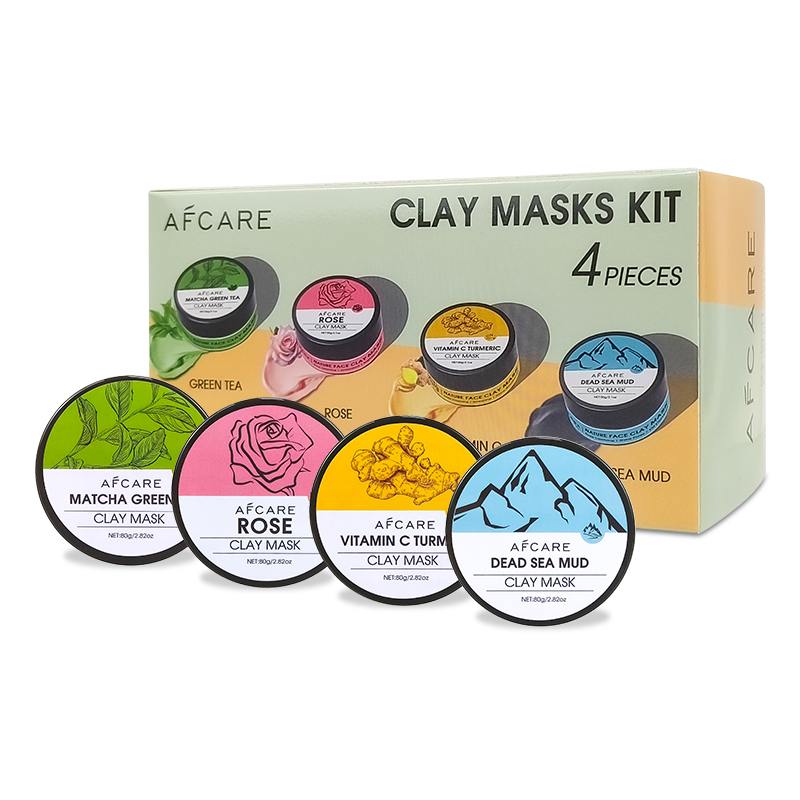 4 Pcs Set Masker Wajah Tanah L - Green Tea Cleansing Clay Mask ulasan dan harga