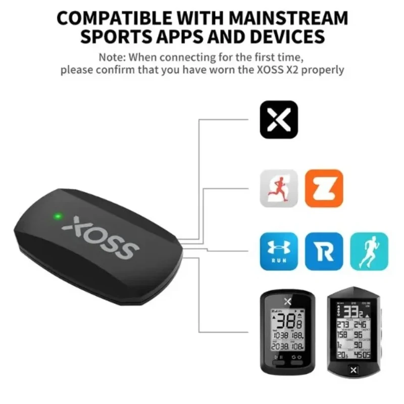 Sensor Detak Jantung Dada XOSS - Health Monitors ulasan dan harga