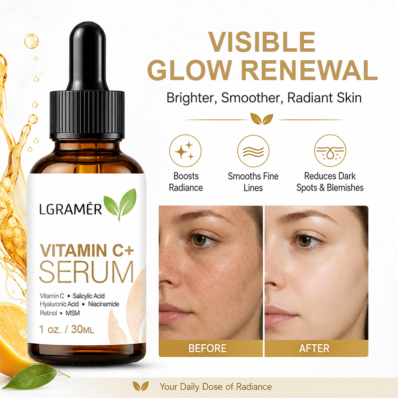 Serum Wajah Vitamin C+ Dengan  - Hyaluronic Acid Facial Serum ulasan dan harga