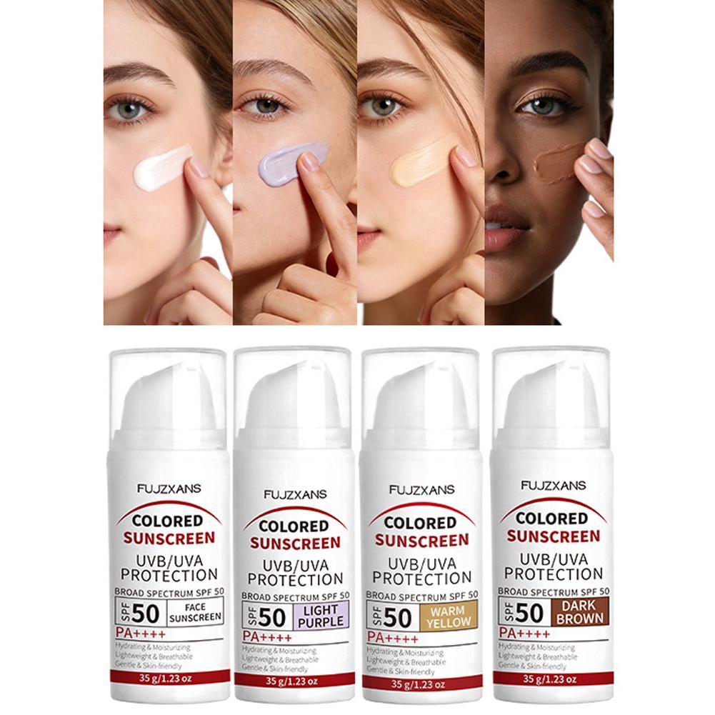 Krim Tabir Surya Berwarna Mult - Spf 50 Waterproof Sunscreen ulasan dan harga