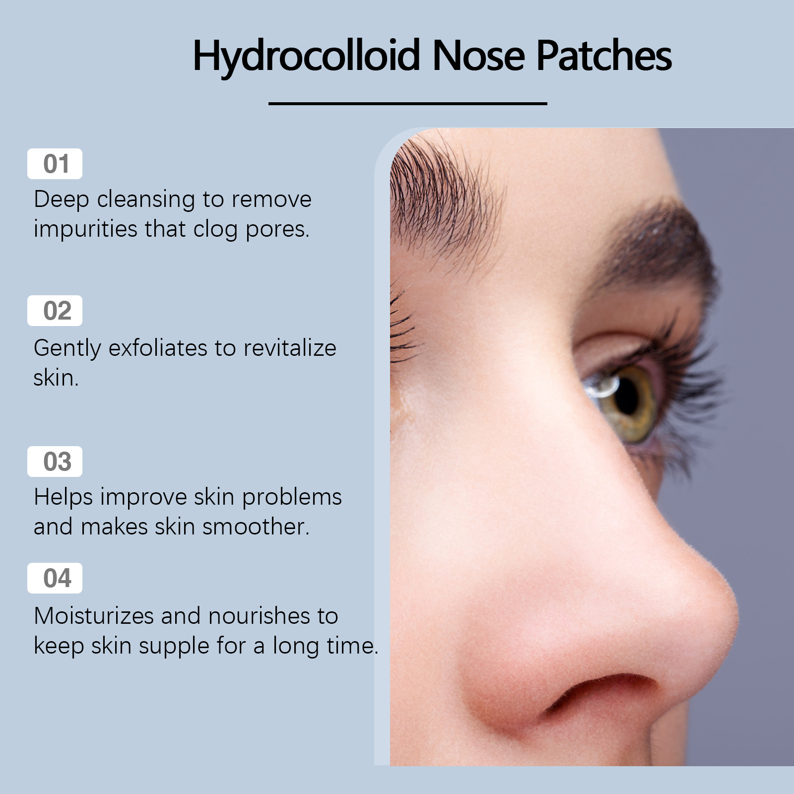 Asam Salisilat Strip Pori Hidu - Salicylic Acid Blackhead Remover ulasan dan harga