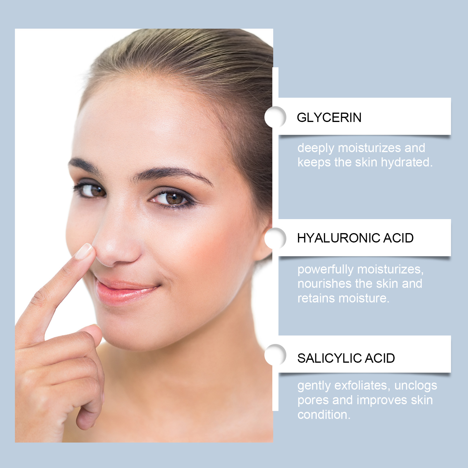 Asam Salisilat Strip Pori Hidu - Salicylic Acid Blackhead Remover ulasan dan harga