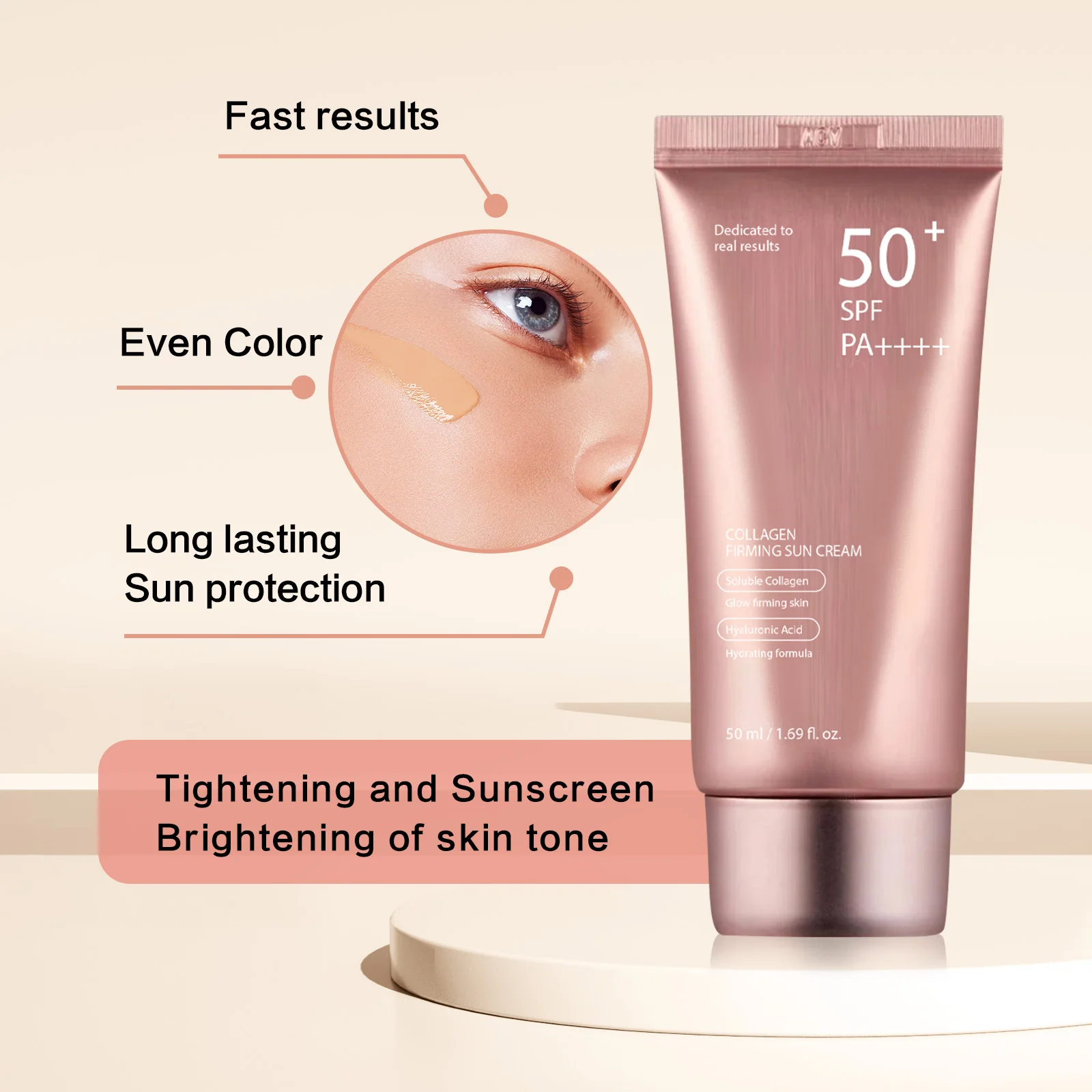 Tabir Surya SPF50 PA+++ Krim T - Spf 50 Waterproof Sunscreen ulasan dan harga