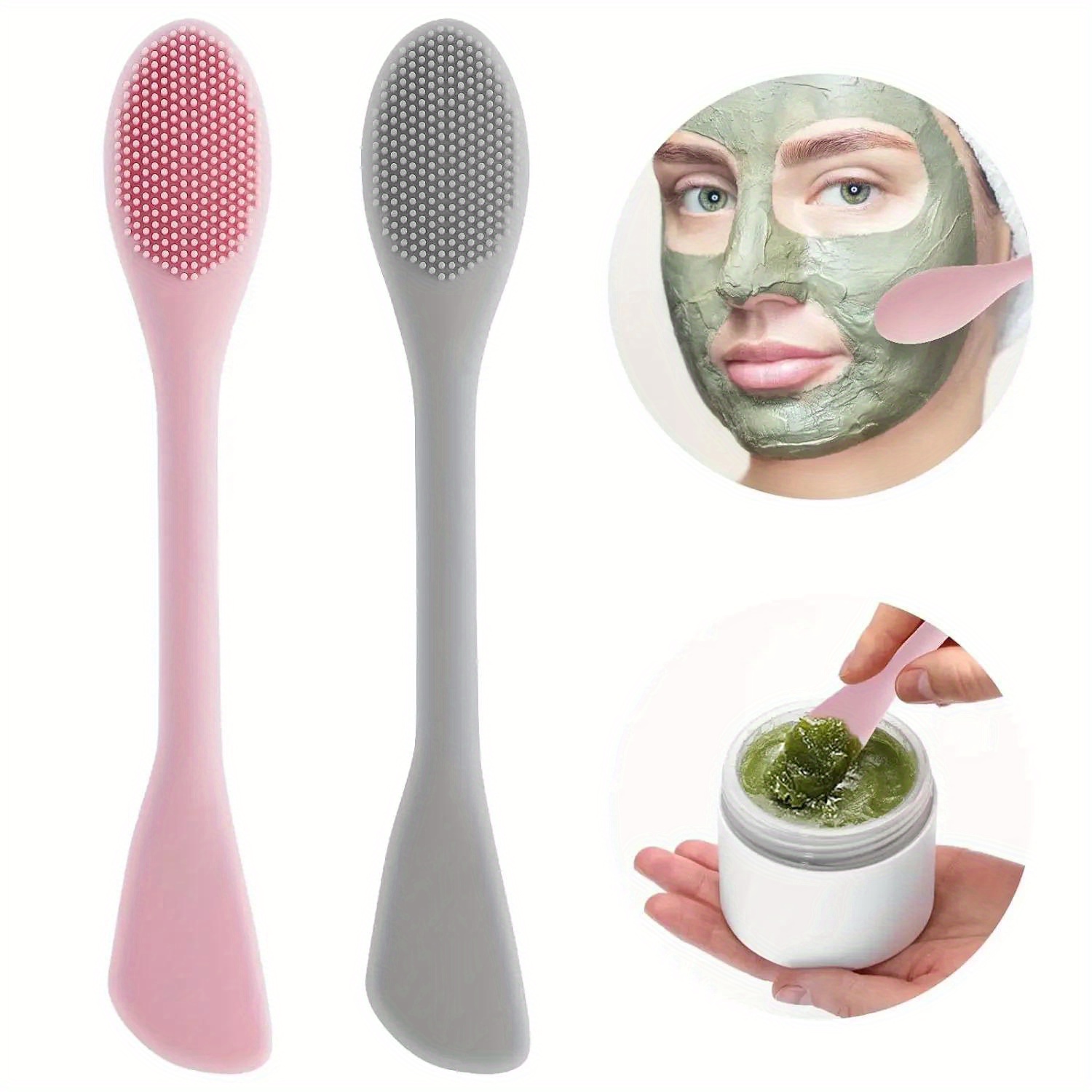 Kuas Masker Wajah Kepala Ganda - Silicone Face Scrubber Electric ulasan dan harga