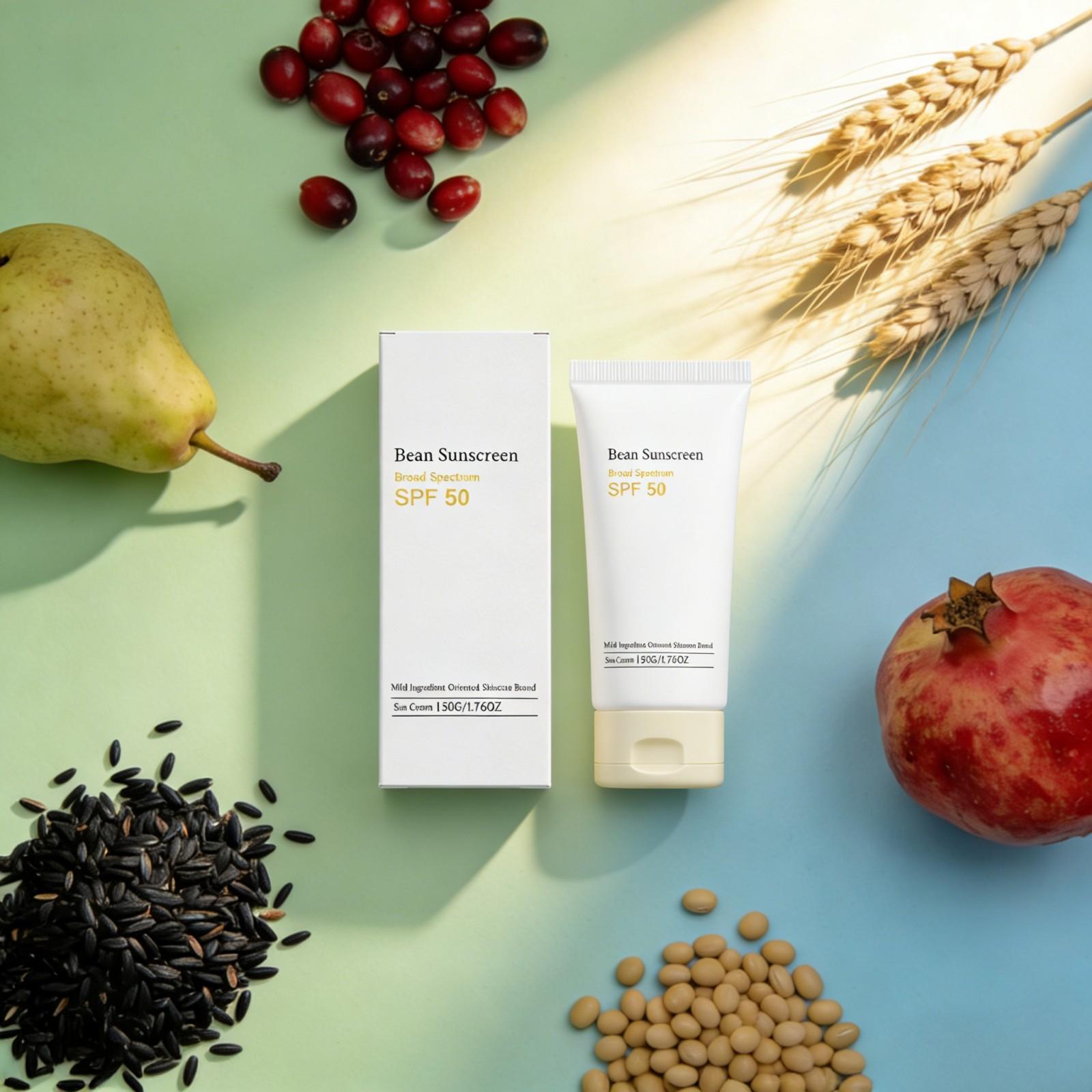 Sunscreen Korea Bean SPF 50 An - Spf 50 Waterproof Sunscreen ulasan dan harga