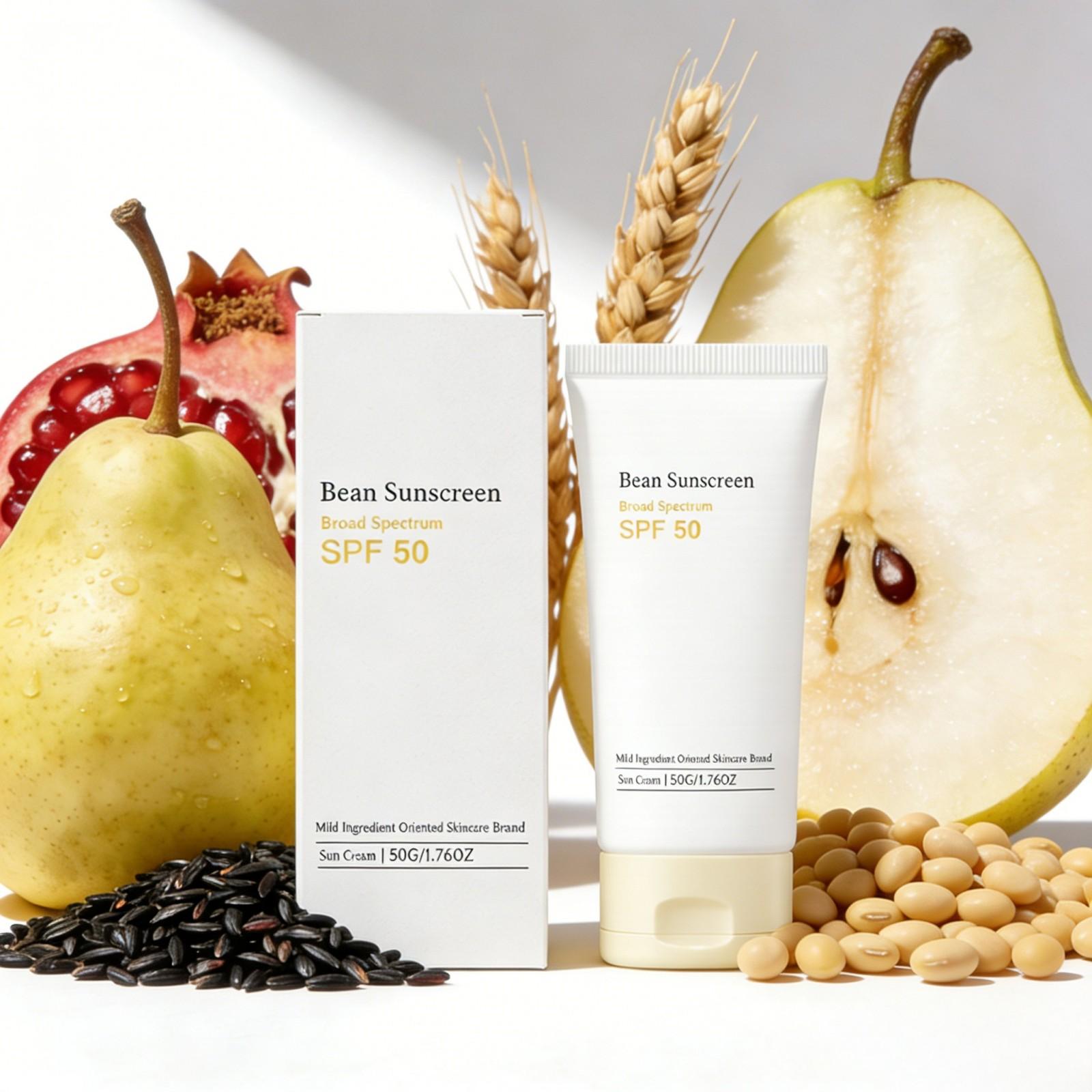 Sunscreen Korea Bean SPF 50 An - Spf 50 Waterproof Sunscreen ulasan dan harga