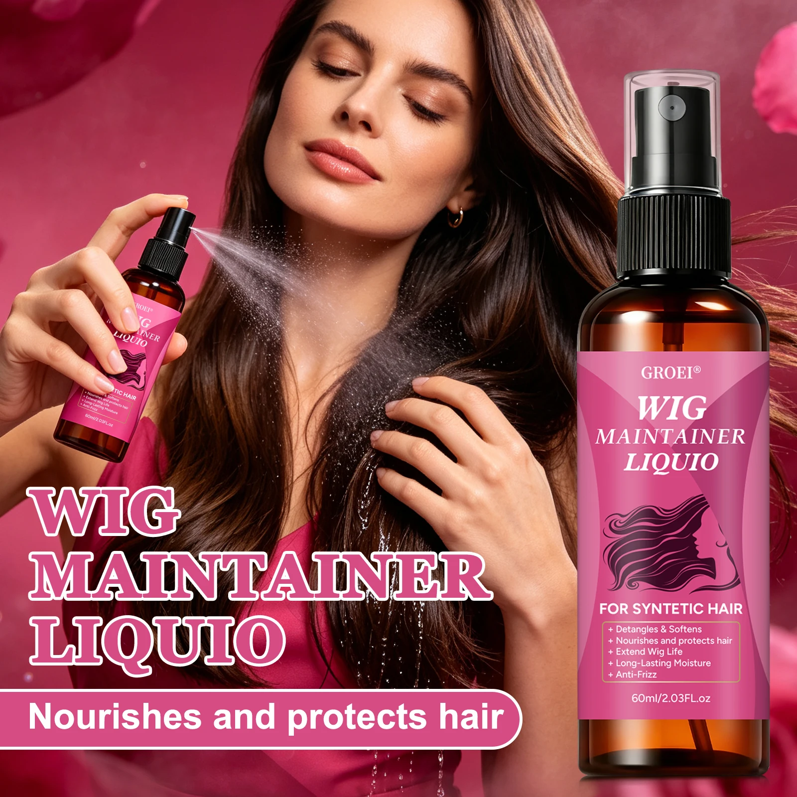 GROEI Semprotan Perawatan Wig  - Hair Care ulasan dan harga