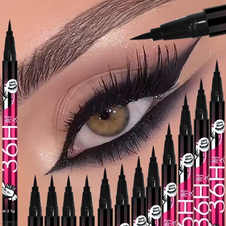1/5/12 Buah Set Eyeliner Cair  - Waterproof Liquid Eyeliner Pen ulasan dan harga