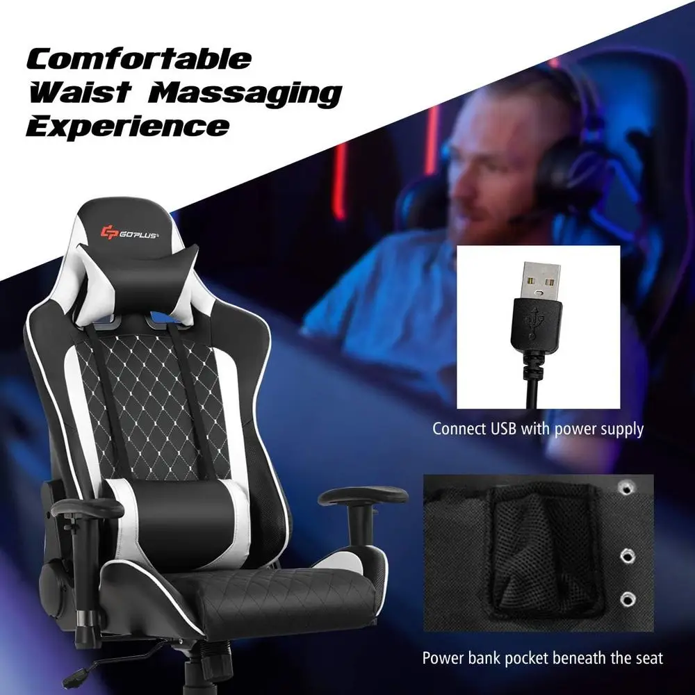 Kursi Gaming Ergonomis yang Da - Massage ulasan dan harga