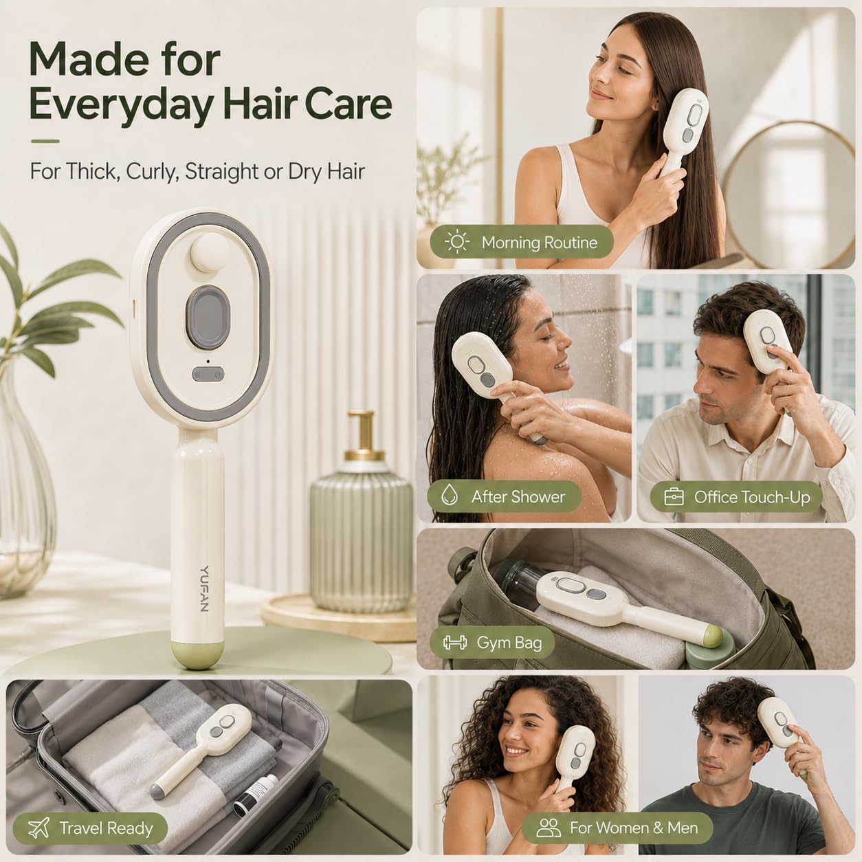 Sisir Pijat Rambut Elektrik 2i - Massage ulasan dan harga