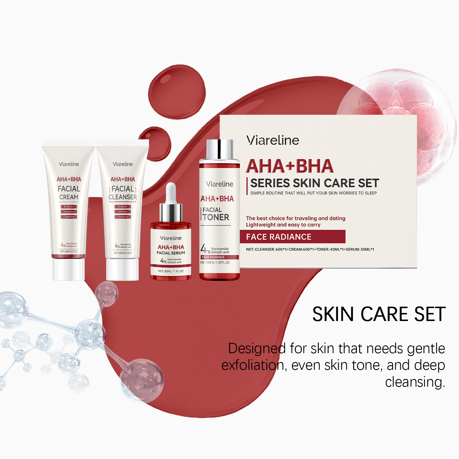 Kit Perawatan Kulit Seri Asam  - Salicylic Acid Blackhead Remover ulasan dan harga