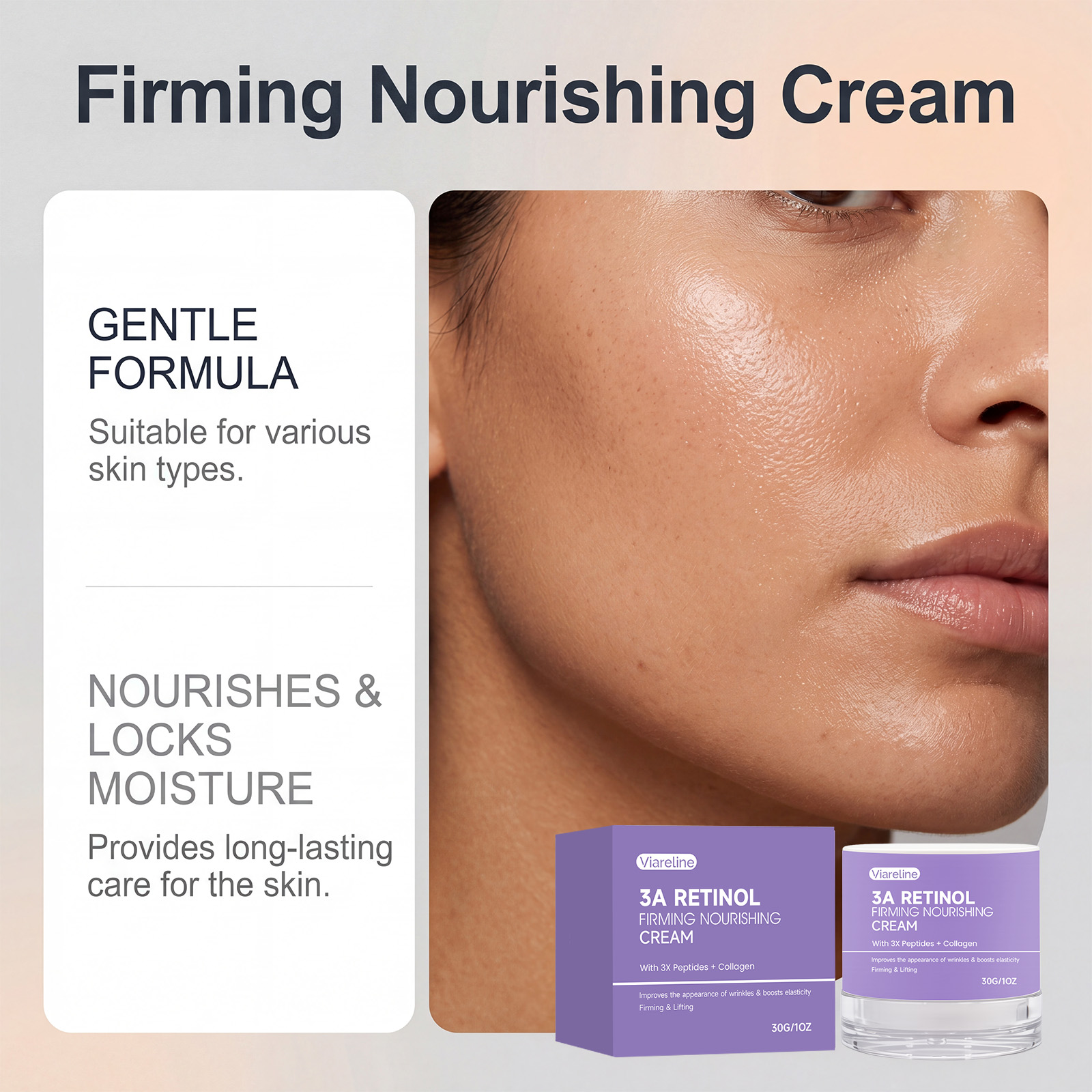 Krim Bergizi Anti Kerutan Reti - Retinol Anti Wrinkle Cream ulasan dan harga