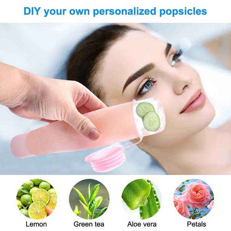 1 buah cetakan es silikon berb - Face Ice Roller Puffiness ulasan dan harga