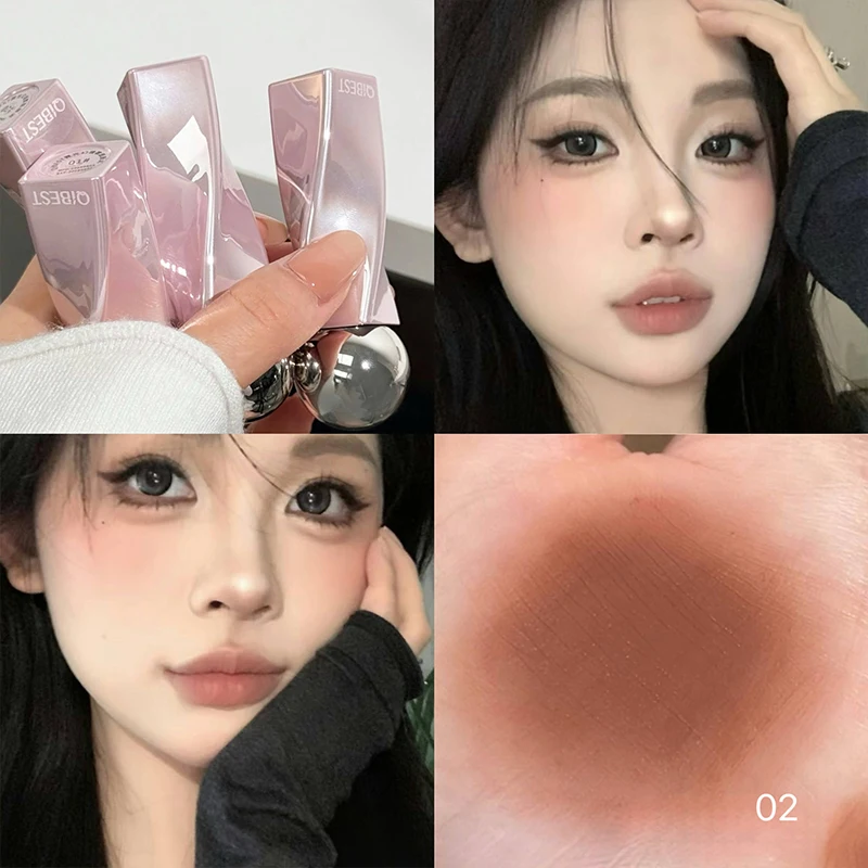 QIBEST Velvet Nude Lip Mud Ria - Matte Velvet Lip Tint Long Lasting ulasan dan harga