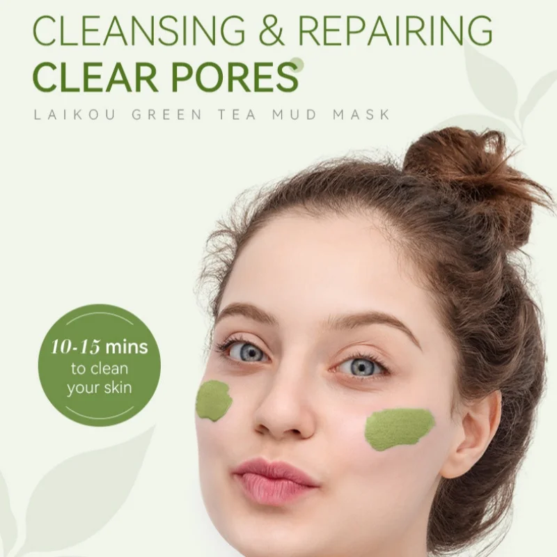 Masker Tanah Liat Teh Hijau 10 - Green Tea Cleansing Clay Mask ulasan dan harga