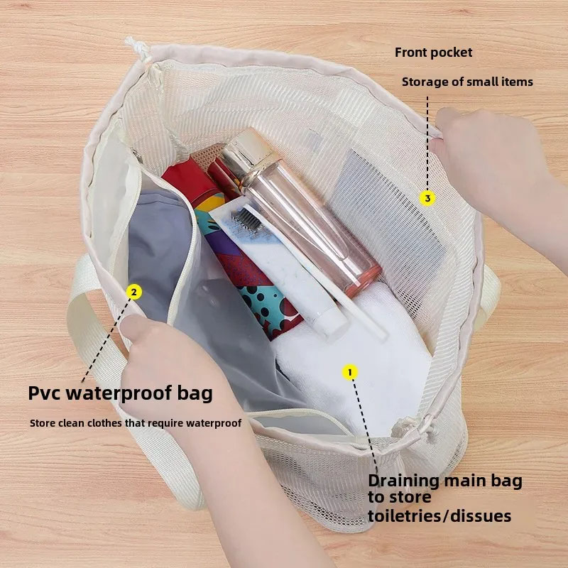 Tas Pantai Kapasitas Besar den - Makeup ulasan dan harga