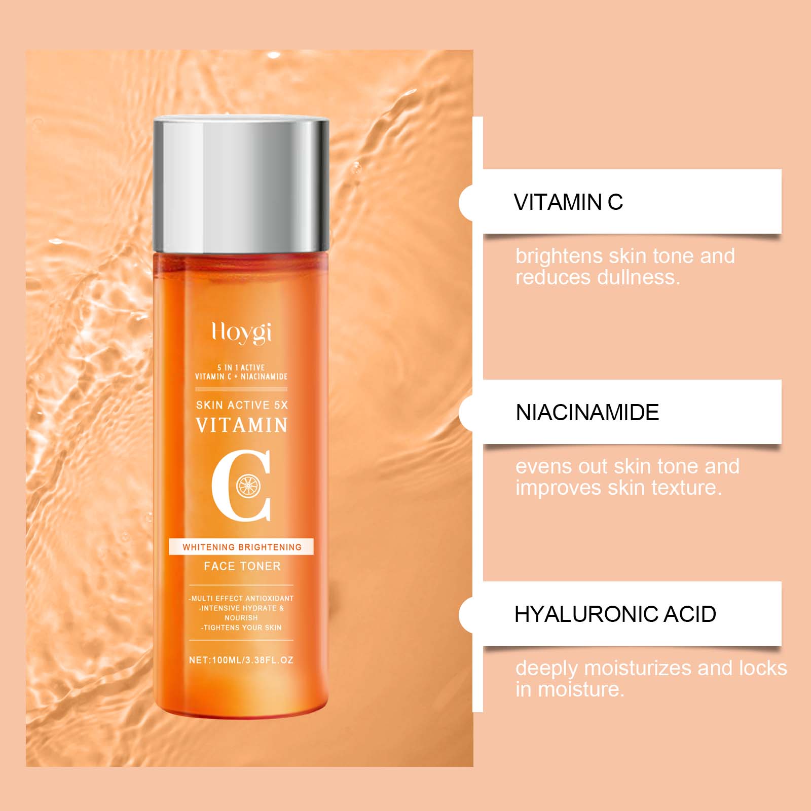 Toner Hidrasi Vitamin C Pelemb - Niacinamide Pore Shrinking Essence ulasan dan harga