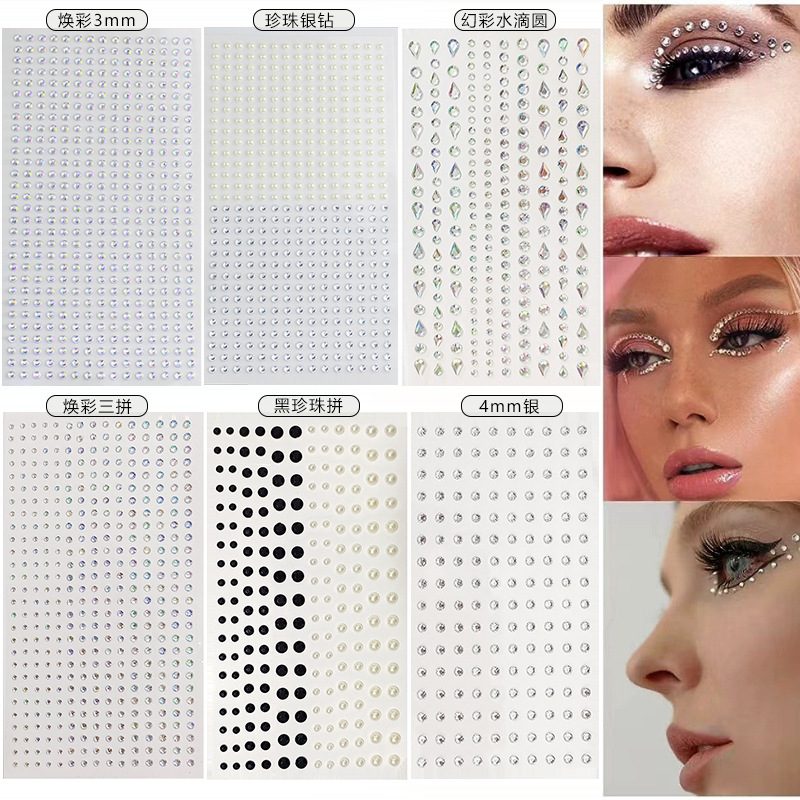 Berlian Imitasi Putih 2mm 3mm  - Nail Art ulasan dan harga