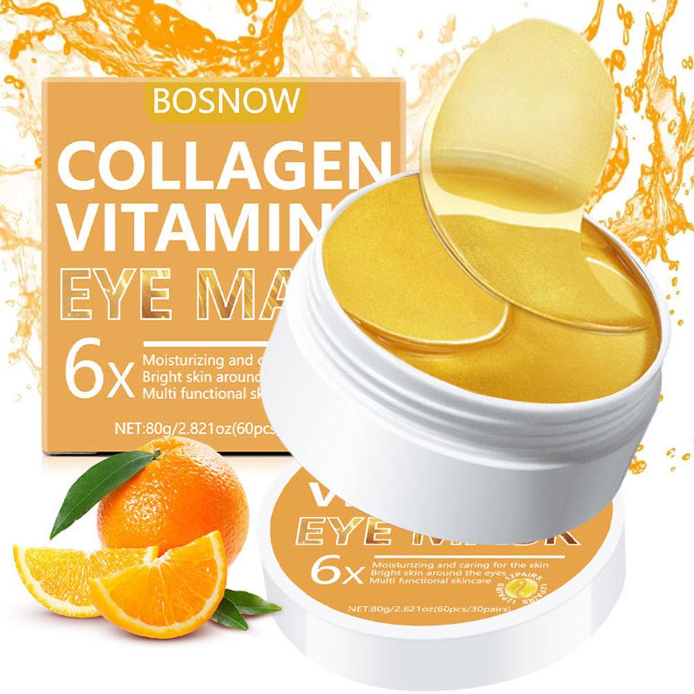 Masker Mata Kolagen Vitamin 60 - Collagen Under Eye Patches ulasan dan harga