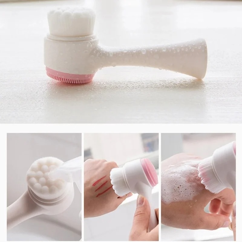 Sikat Pembersih Wajah Manual D - Silicone Face Scrubber Electric ulasan dan harga