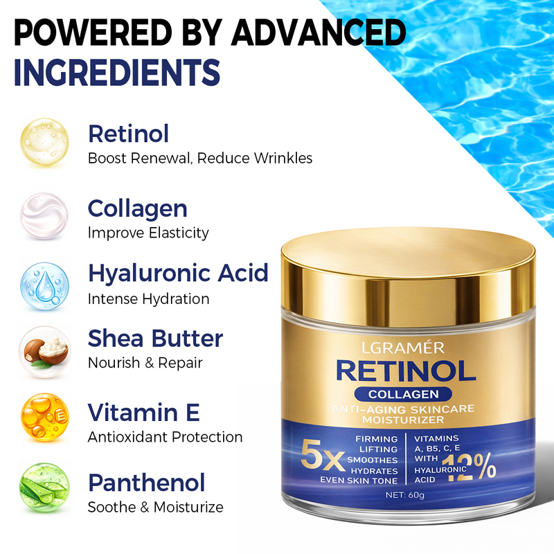 Krim Wajah Retinol Pelembab Pe - Retinol Anti Wrinkle Cream ulasan dan harga