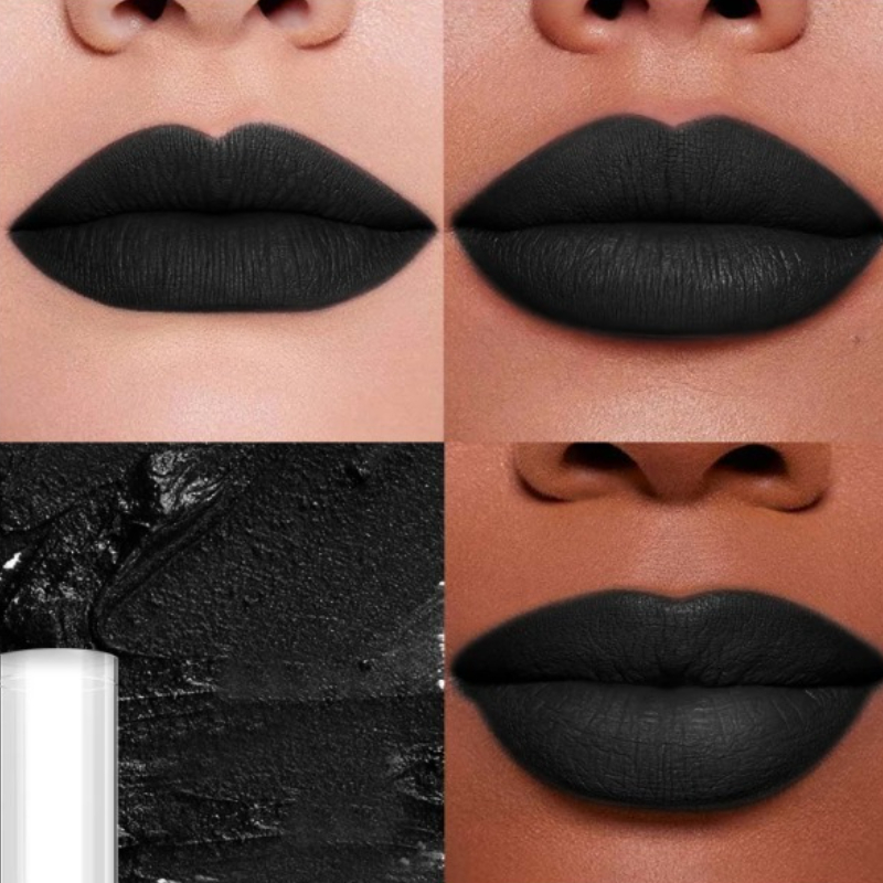Lipstik Cair Punk Matte Hitam  - Matte Velvet Lip Tint Long Lasting ulasan dan harga