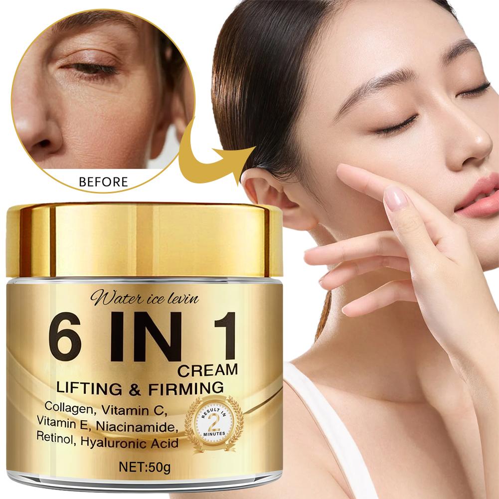 Krim Anti-Kerut 6 in 1 Kolagen - Retinol Anti Wrinkle Cream ulasan dan harga
