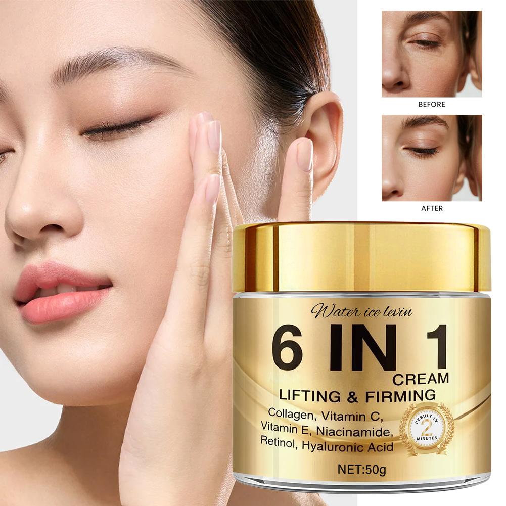 Krim Anti-Kerut 6 in 1 Kolagen - Retinol Anti Wrinkle Cream ulasan dan harga