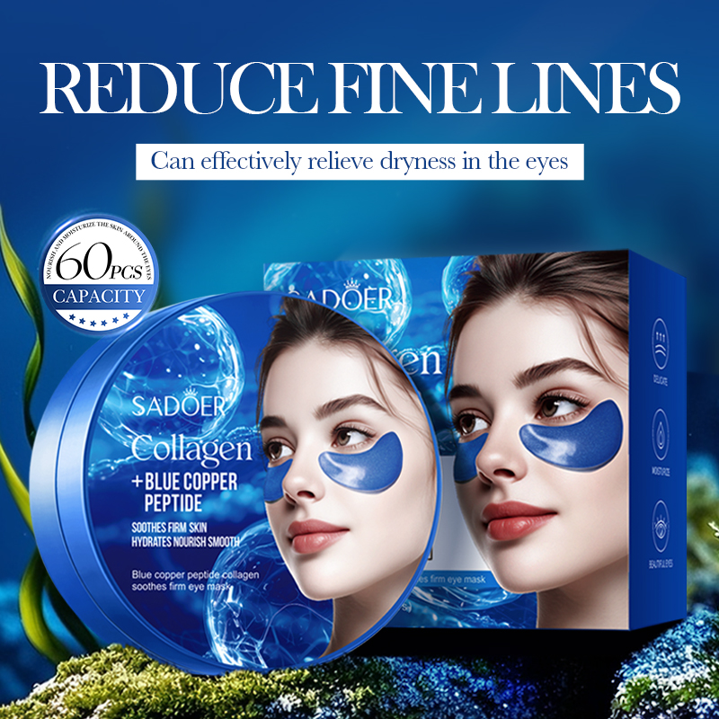 60 Buah Masker Mata Kolagen Kr - Collagen Under Eye Patches ulasan dan harga