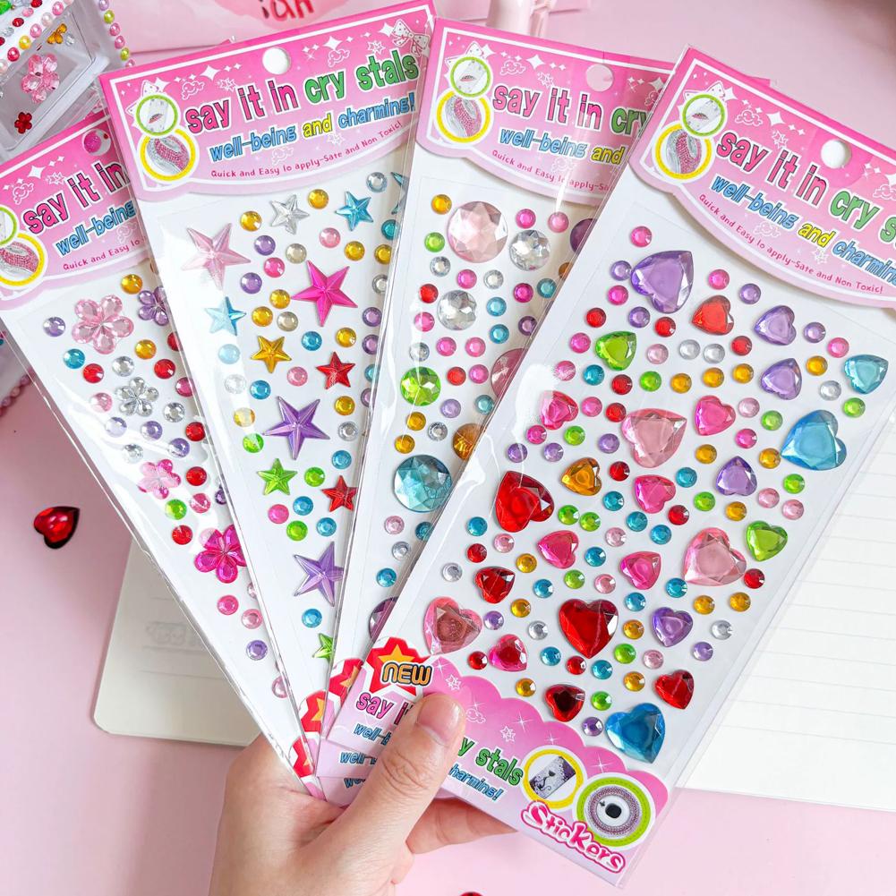 Stiker Permata Kristal Warna-w - Nail Art ulasan dan harga